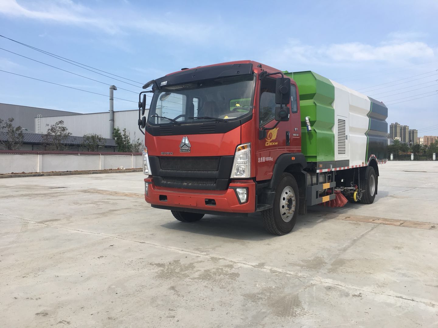 国六重汽豪沃洗扫车